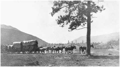 Freighter at lone pine junction