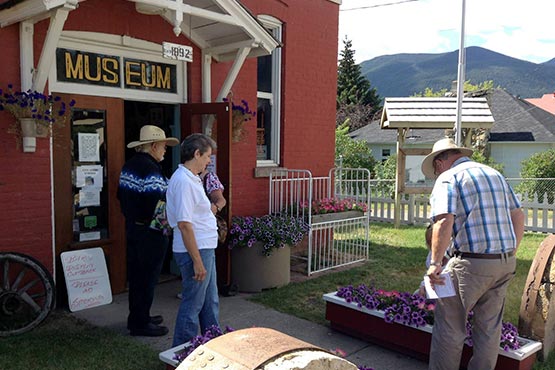Visitors to the Musum Enjoying the history of the city