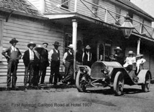 First Auto on Cariboo Rd at Hotel 1907 D-09306.jpg